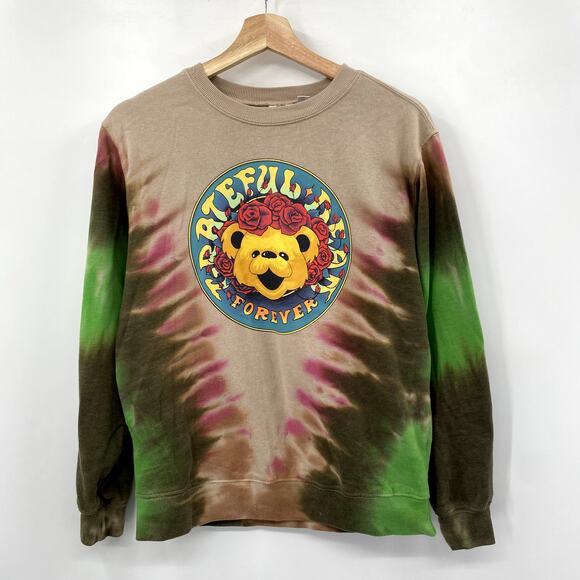 Grateful Dead Tie Dye Crewneck Sweatshirt - Picture 1 of 4